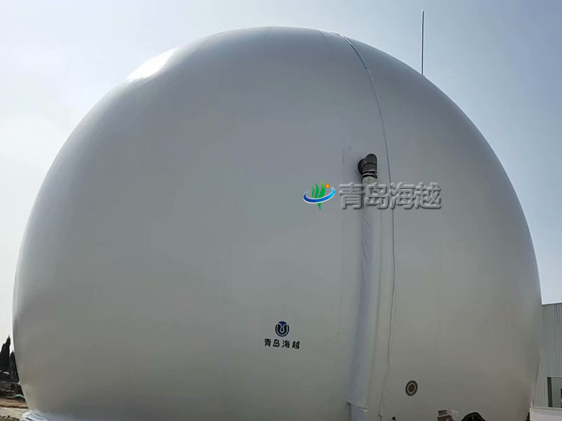 吉林長春3000立方生物質(zhì)燃氣雙膜式沼氣柜項目